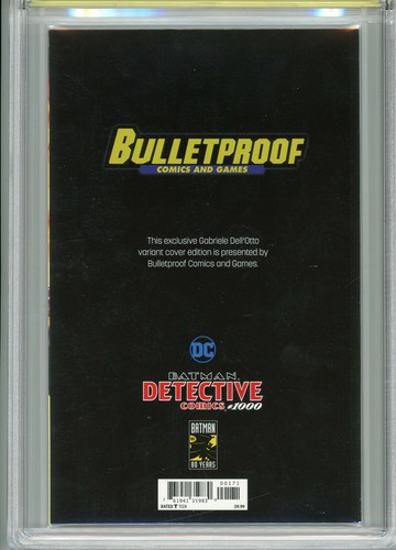 Detective Comics #1000 (2019) | 9,8 NM/MT | Dell'Otto Signature | Convención Var - Imagen 6 de 6