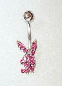 playboy belly piercing jewelry