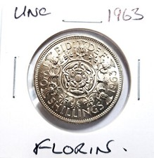 @@@ A SUPERB 1963  ELIZABETH 2nd FLORIN @@@