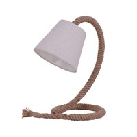 Tischleuchte Beistelllampe Schreibtischlampe Nachttischlampe Textil H 35 Cm