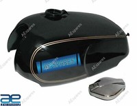 Kompatibel Mit Norton Roadster Commando Benzin Tank Schwarz Mit Deckel Gec