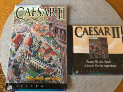 Caesar II (Cäsar 2). MAC-Edition. CD und Handbuch.