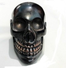 Style Solid Brass Antique Skull Men Head Handle For Walking Shaft Stick Canes
