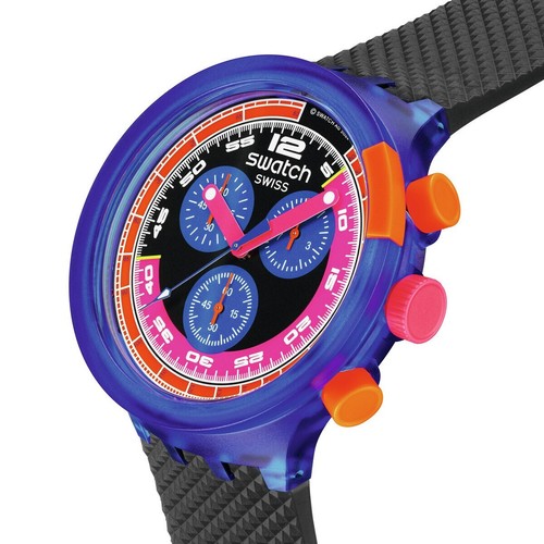 Swatch Neon Party To The Max SB06N102 Wristwatch Oversize Retro Watch Brand New - 第 17/24 張圖片