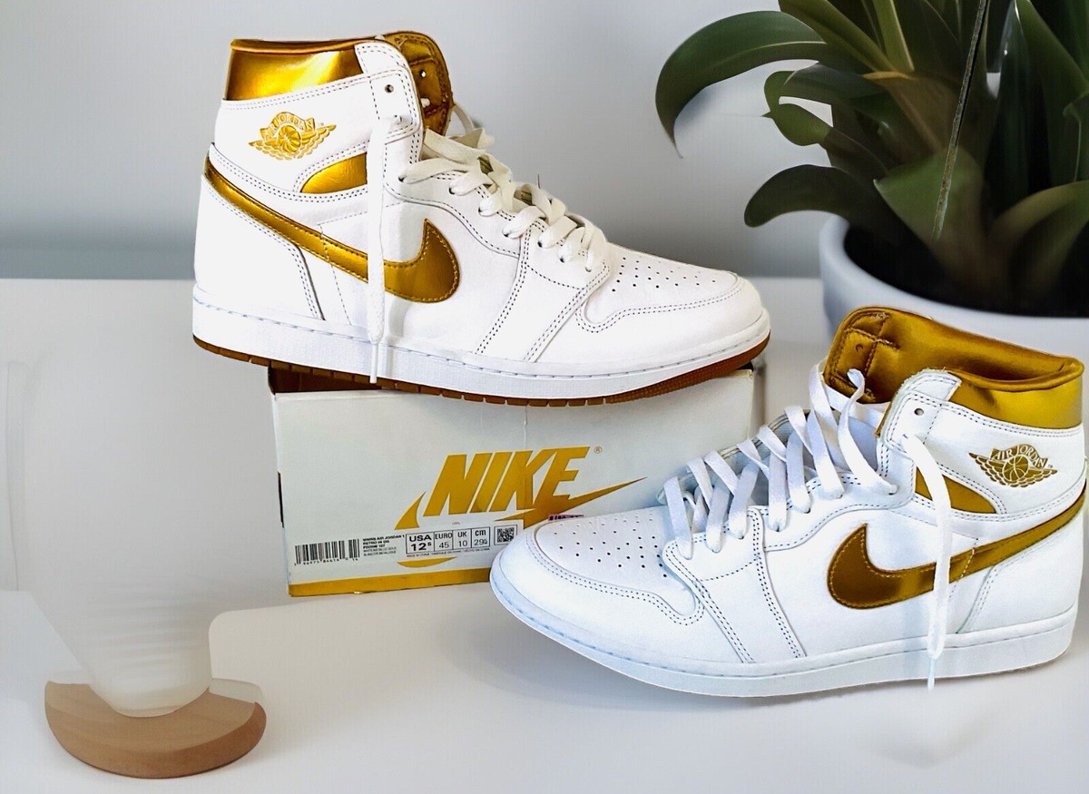 NIKE W AIR JORDAN 1 RETRO HI OG ホワイトゴールド 国内2月14日発売予定】 ナイキ ウィメンズ エアジョーダン 1