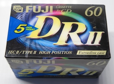 Fuji DR II IEC II / Type II High Position  Extraslim Case 5er Pack 60 Min. MC