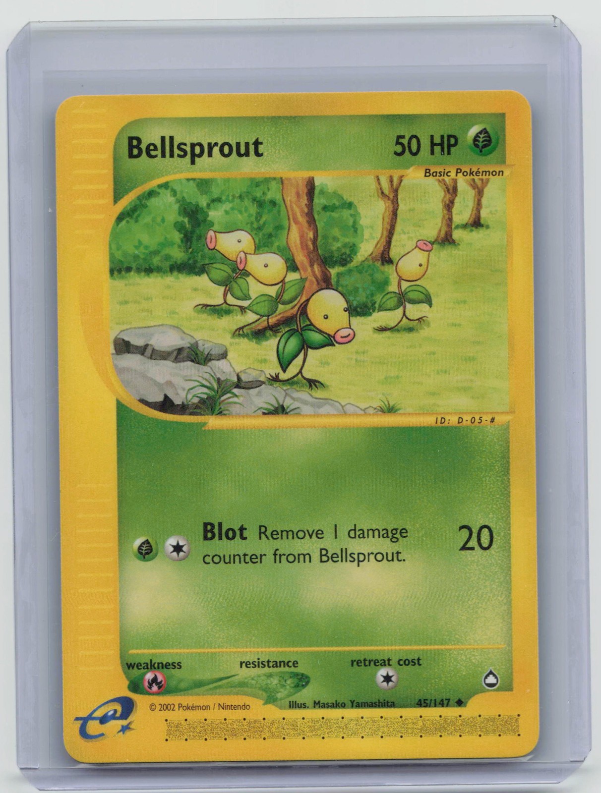 Bellsprout Pokemon e-Card Series Aquapolis #45 2003 NM