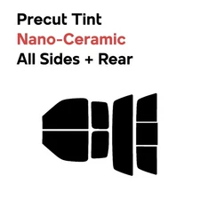 Precut Window Film Automotive Nano Ceramic Tint for Ford F-150 1997-2003 2 Door