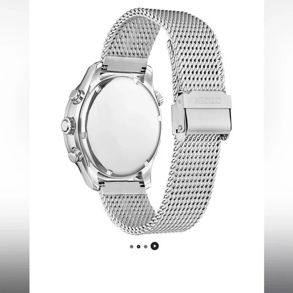 Citizen AT0361-81L Mens Eco Drive Chronograph Watch Stainless