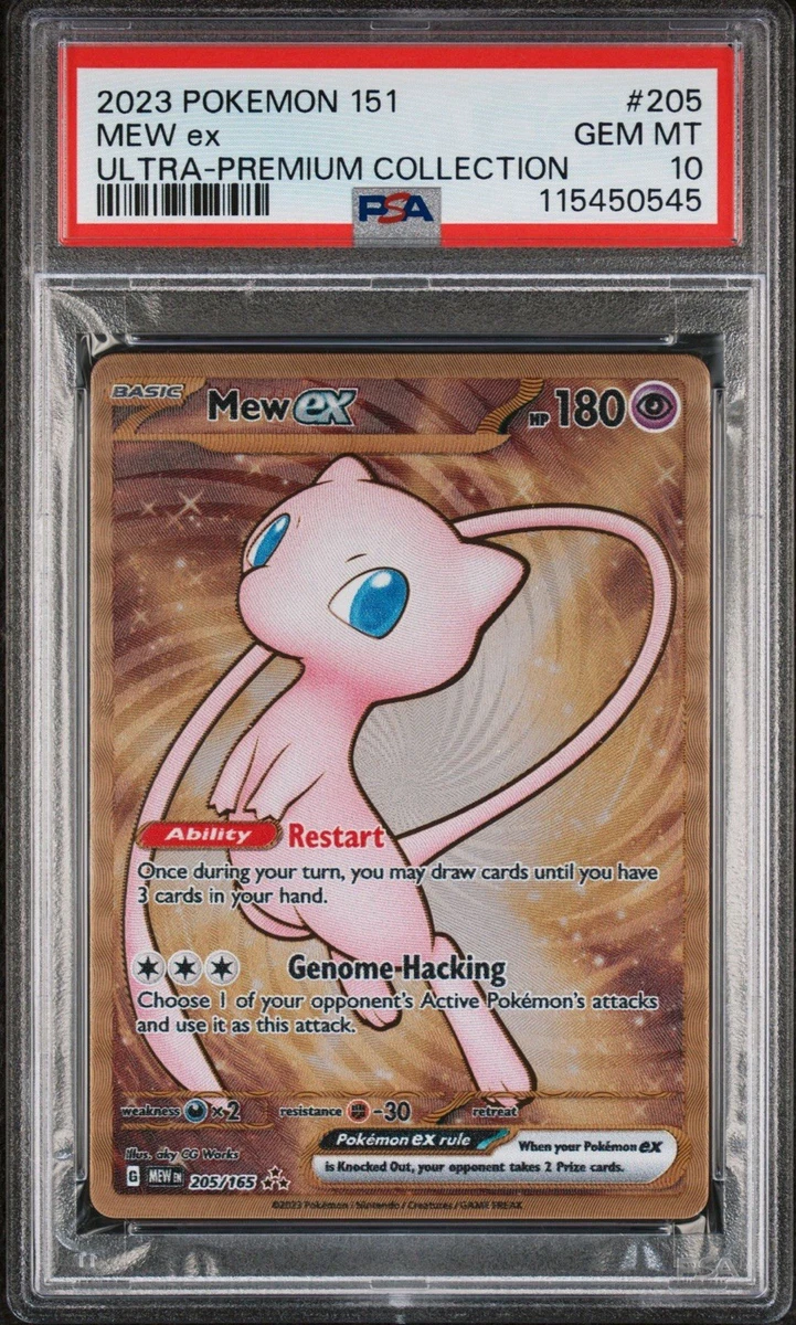 Mew Pokémon TCG Professional Sports Authenticator (PSA) Grade 10