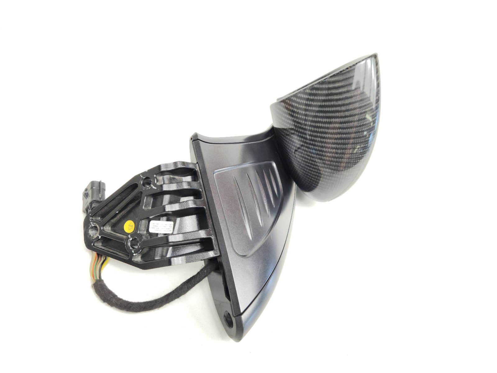 2012-2014 MCLAREN MP4-12C LEFT DRIVER SIDE CARBON FIBER MIRROR OEM 11A6071CP