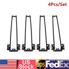 13.85" H Universal Hairpin Table Legs Heavy Duty Metal Coffee Table Legs 4pcs