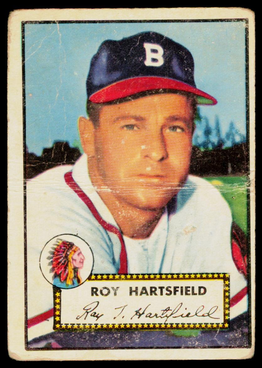 Roy Hartsfield #264 Baseball Cards 1952 Topps trading card — raw and PSA graded price guide