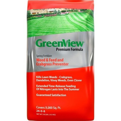 Greenview 2230042 Premium Formula Weed & Feed with Crabgrass - 4000 sq. ft.