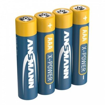 ANSMANN  X-Power Alkaline-Batterie, Micro (AAA), 4er Pack