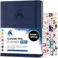 Clever Fox Planner PRO – Weekly & Monthly Life Planner to Increase Productivi...