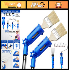 2 Pcs Multi-Angle Paint Brush Extender Tool for Walls  Ceilings, Roller Edger