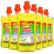 6x Elbow Grease Lemon Fresh Floor Cleaner 1L 2.70 per litre