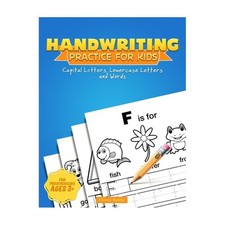 Handwriting Practice for Kids: Capital  Lowercase Letter Tracing and Word Wr...