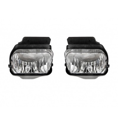 For Chevy Silverado 2500 2003 2004 Fog Light Driver and Passenger Side Pair CAPA