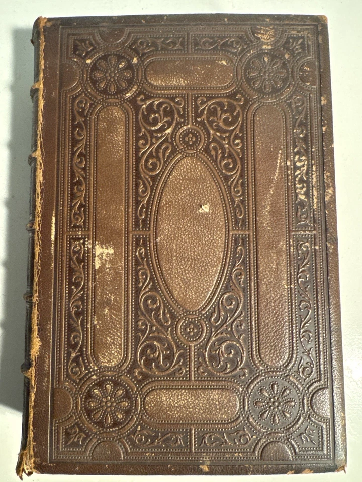 Poetical Works of Lord Byron In 1 Vol.-D.Appleton&Co. NY-Embossed Leather -1853 - Image 2 of 4