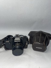 Mamiya ZE 35mm Film Camera w/ Mayima Sekor E 50mm f/2.0 Lens Leather Case