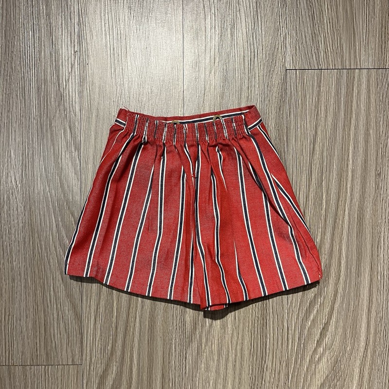 True Vintage 70s Children’s Wrangler little lady red Stripe Shorts Size 6