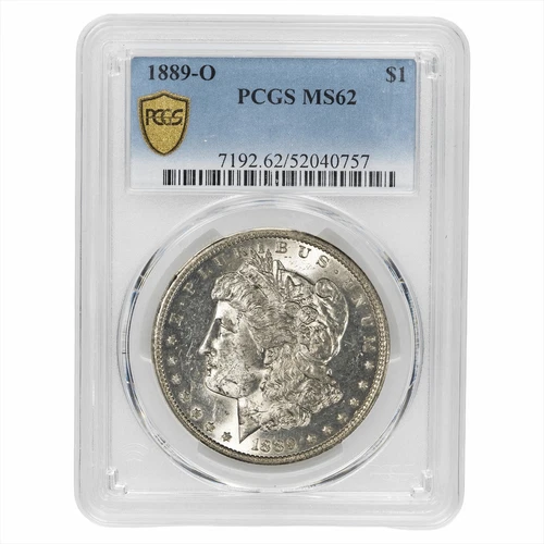 1889O Morgan Silver Dollar $1 PCGS MS 62