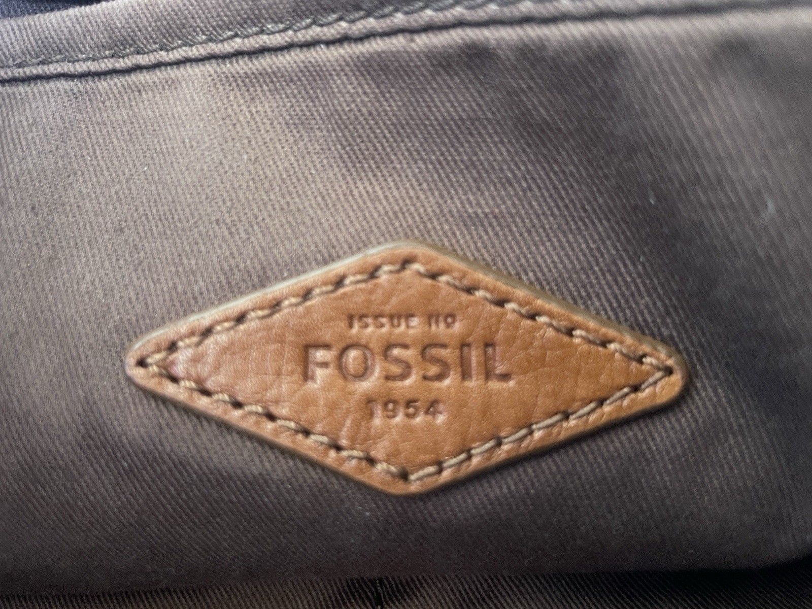 Fossil Canvas Messenger Bag Tan, Shoulder/Crossbo… - image 4