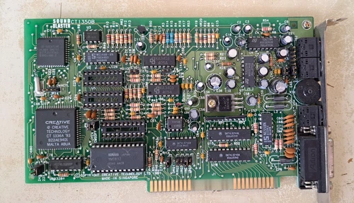 8bit ISA sound card - Creative Sound Blaster 2.0 CT1350B - Yamaha YM3812 (OPL2)