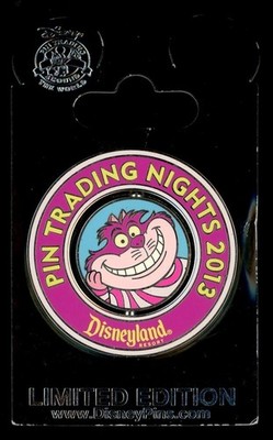 DLR Cheshire Cat Pin Trading Night 2013 Spinner LE 750 Disney Pin 94206