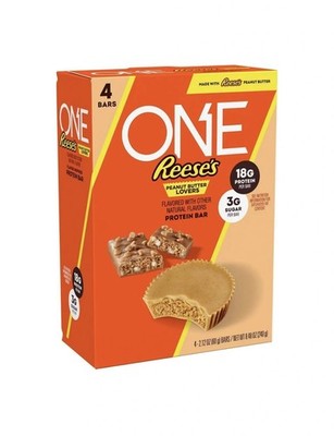 ONE Bar Reese's Peanut Butter Lovers Flavored Protein Bars - 8.48oz/4ct