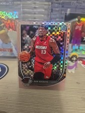 🏀2025-26 Topps Bowman Basketball #BCV-89 Bam Adebayo PINK Geo 13/15 Jersey #