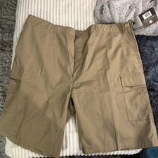 Rothco Tactical BDU Cargo Brown Shorts XXXL 47-51 Waist Regular-Style 65205 NWT