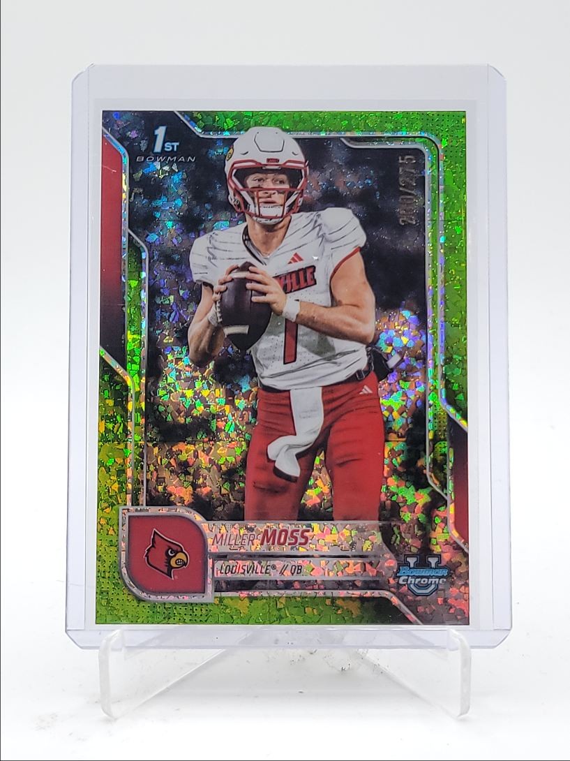 MILLER MOSS 2025 BOWMAN U CHROME 1ST LIME GREEN MINI DIAMOND /275 Q4282