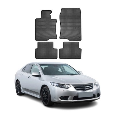 OMAC Gummi Fußmatten für Honda Accord 2008-2015 Automatten Gummi Schwarz 4tlg