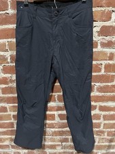 Orvis Pants Mens 34x30 Blue Fleece Lined Hiking Outdoor Performance Fishing