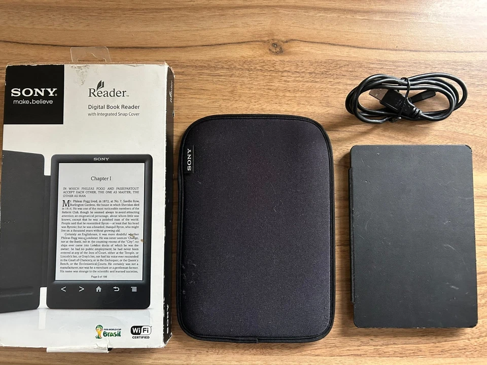 SONY READER PRS-T3 EBOOK EREADER BOXED SEHR GUTER ZUSTAND