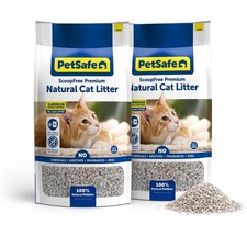 PetSafe ScoopFree Premium Natural Cat Litter 2 Pack 16 lb Non-Clumping Unscented