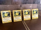 Pikachu Pokemon Card Lot x4 Jungle Set 50 HP Vintage MP/LP Bundle