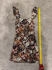 XHILARATION SHORT DRESS MULTICOLOR FLORAL SMALL