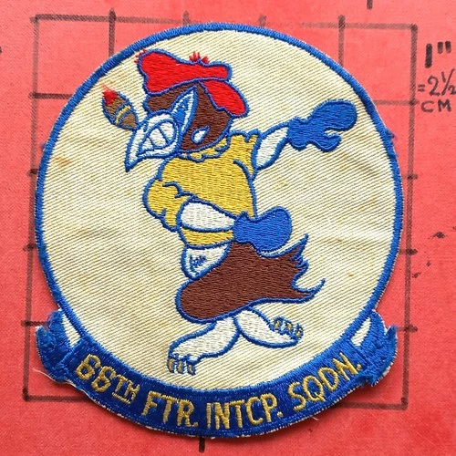 ORIGINAL PATCH USAF US AIR FORCE 66 FIS FIGHTER INTERCEPTOR F-94 F-89 ELMENDORF