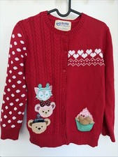 Hong Kong Disneyland Duffy Friends Kids Sz L Sweater Christmas Holiday