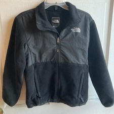 The North Face Coat Girls Size Large Black Jacket Full Zip For Fall And Winter