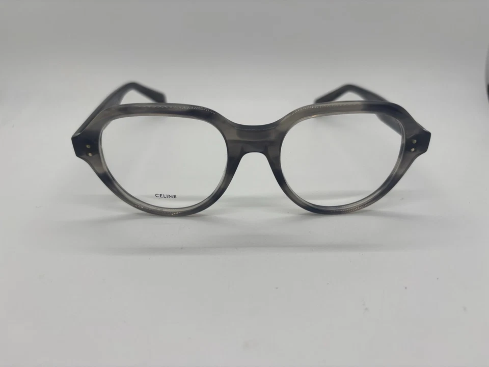 NUEVO Gafas redondas grises Celine CL50145I 005 52-19-145 mm viene con juego completo Foto 2 de 4