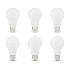 Amazon Basics Non-Dimmable LED Light Bulbs, 6 Count Pack of 1 , Soft White