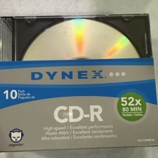Dynex CD-R 10 Pack 80 Min 700 MB Fast With Jewel Cases  2009 Best Buy DX-CDMR10
