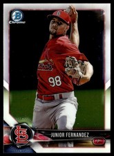 2018 Bowman Chrome Prospects Junior Fernandez St. Louis Cardinals #BCP96
