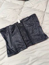 Maidenform Black Waist Trainer Cincher Corset Shapewear Size XL/8