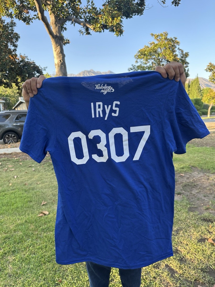 2025 Official Dodgers x Hololive T-Shirt IRyS Size Medium | eBay